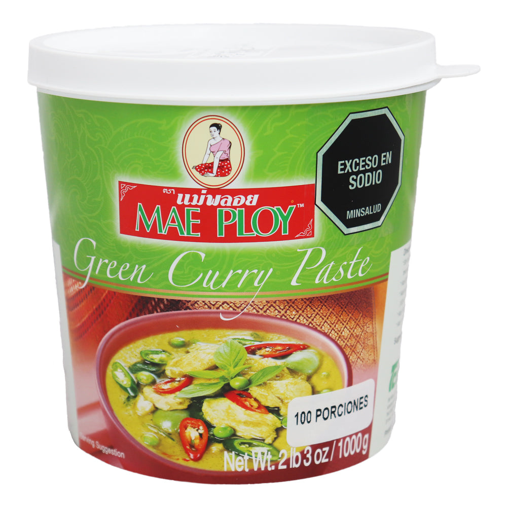 Pasta de Curry Verde Mae Ploy 1 kg - Global Gourmet Market